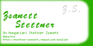 zsanett stettner business card